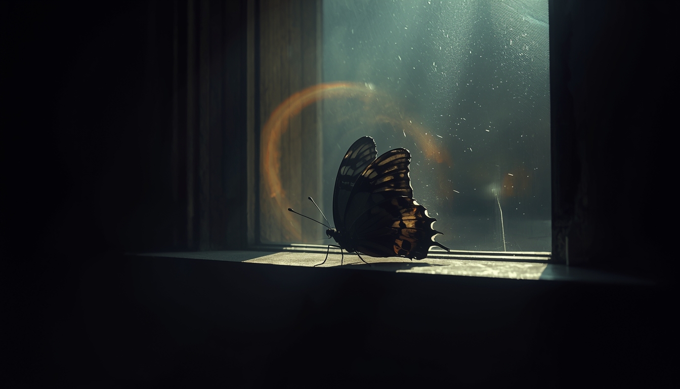 borboleta preta dentro de casa significado espiritual transformação