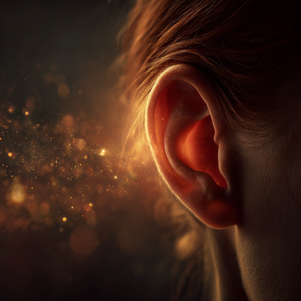 orelha direita vermelha significado espiritual