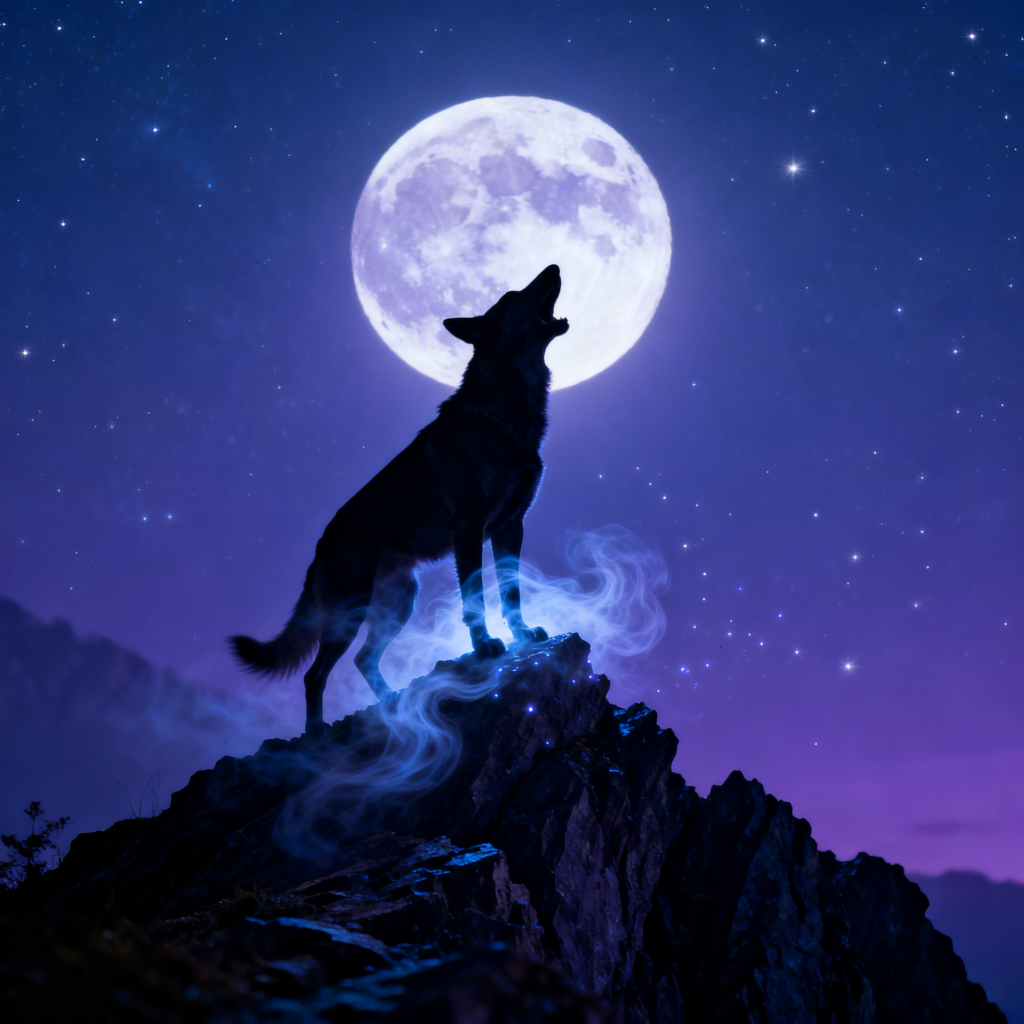 cachorro uivando significado espiritual mensagem