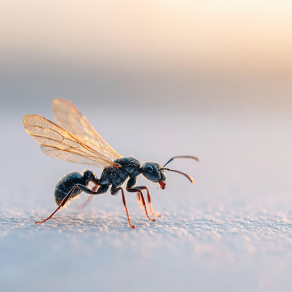 formiga alada com asas significado espiritual transição