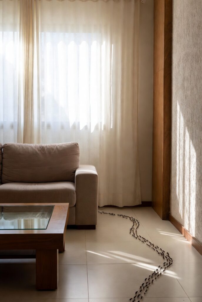 formigas na sala significado espiritual — energia coletiva do lar