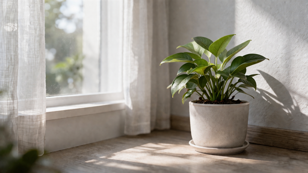 planta saudável ambiente renovado após limpeza espiritual