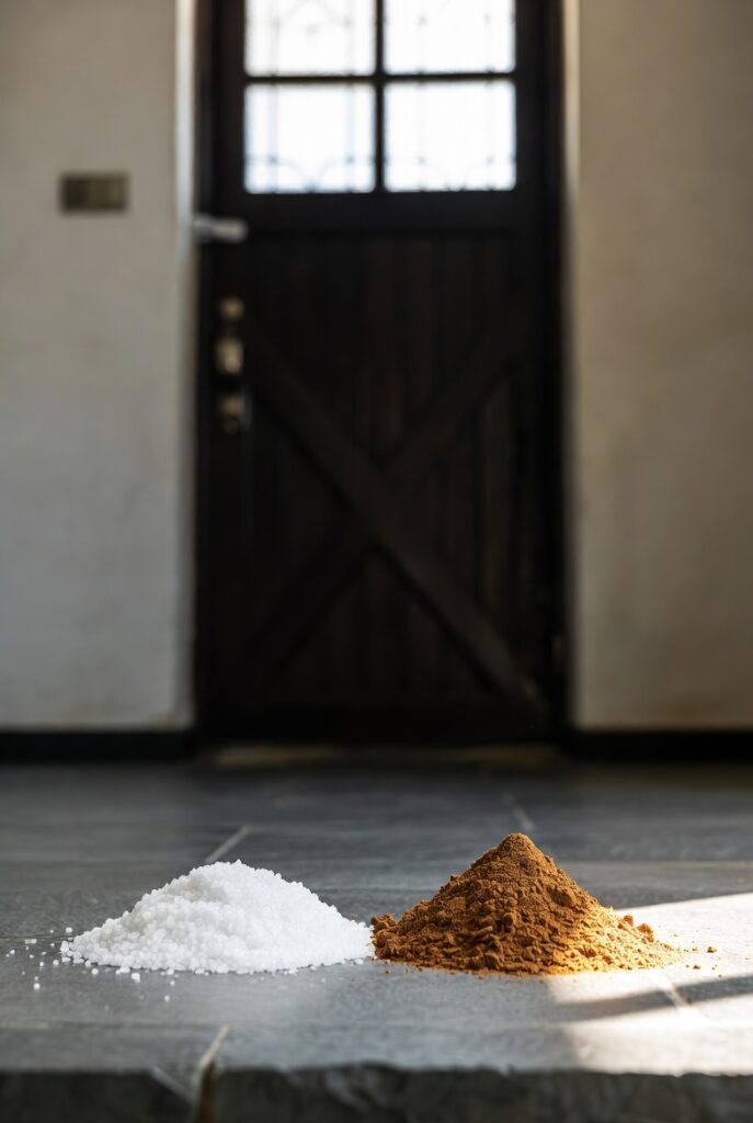 proteção espiritual enxame formigas sal canela casa