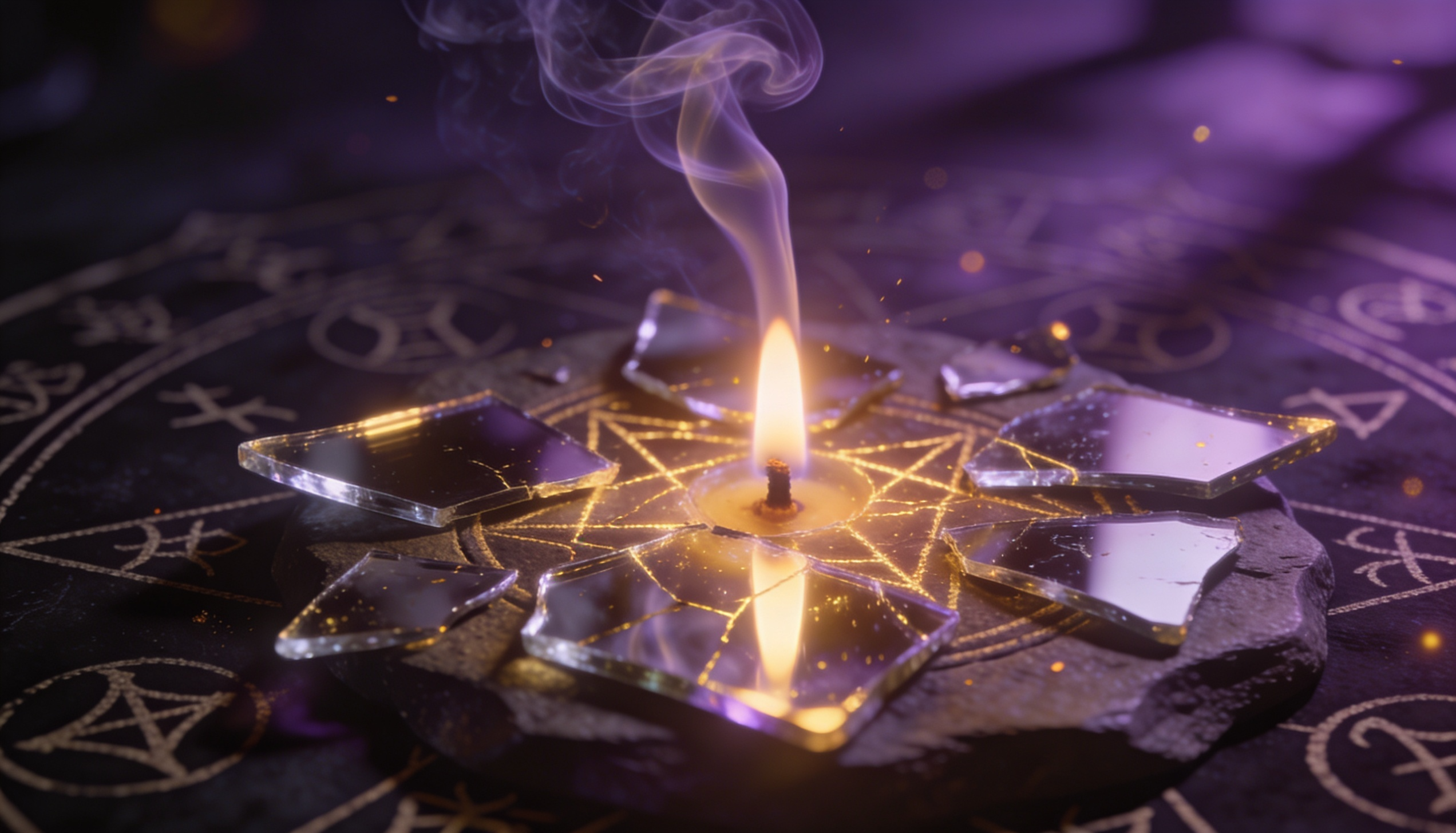 significado espiritual espelho quebrado tradições espiritismo umbanda