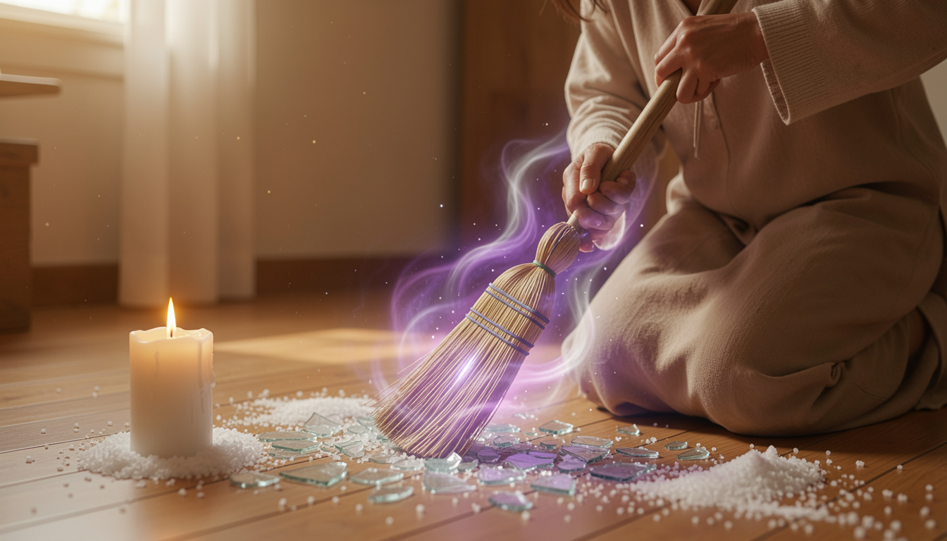 o que fazer quando espelho quebra limpeza energetica