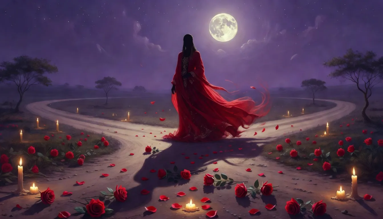 Sonhar com Maria Padilha, a Pombagira rainha da encruzilhada, sob a luz da madrugada