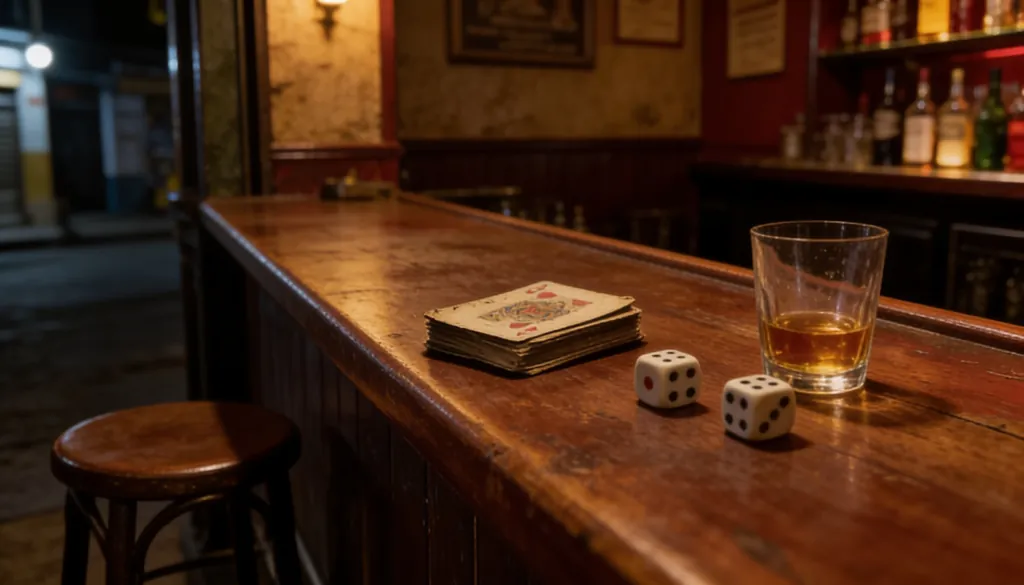 Sonhar com Zé Pelintra encostado no balcão de um bar à noite