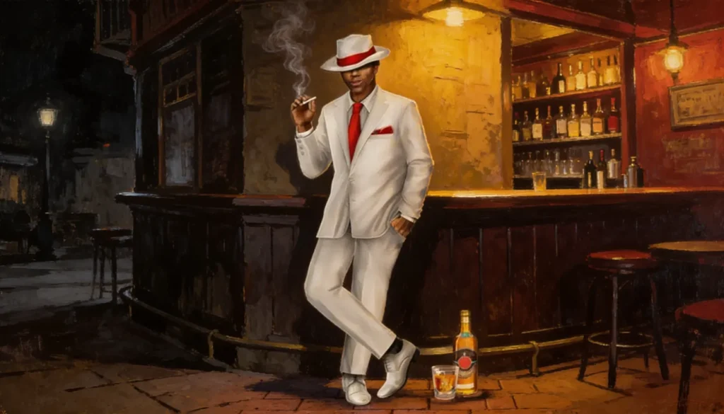 Sonhar com Ze Pelintra, o malandro sagrado de terno branco e chapeu panama